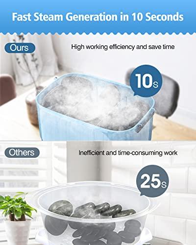 Kingsteam Kingsteam Hot Towel Warmer For Facials, Holds 18 Small Towels, Spa Towel Warmers with Rapidly Heating in 1-3 Mins, 30 Mins - Auto Off Timer Foldable Stone Warmer for Spa, Salon and Massage