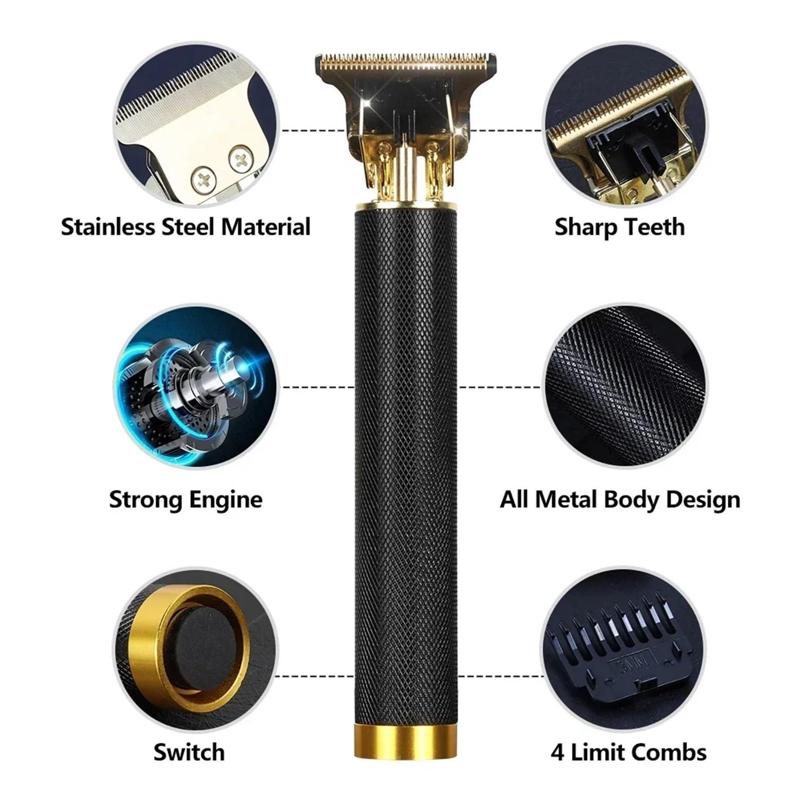 ONWEBAYK Razors T9 Rechargeable Hair Trimmer Electric Shaver Professional Hair Clipper Cordless Hair Cutting Machine Beard Shaving(Buddha)