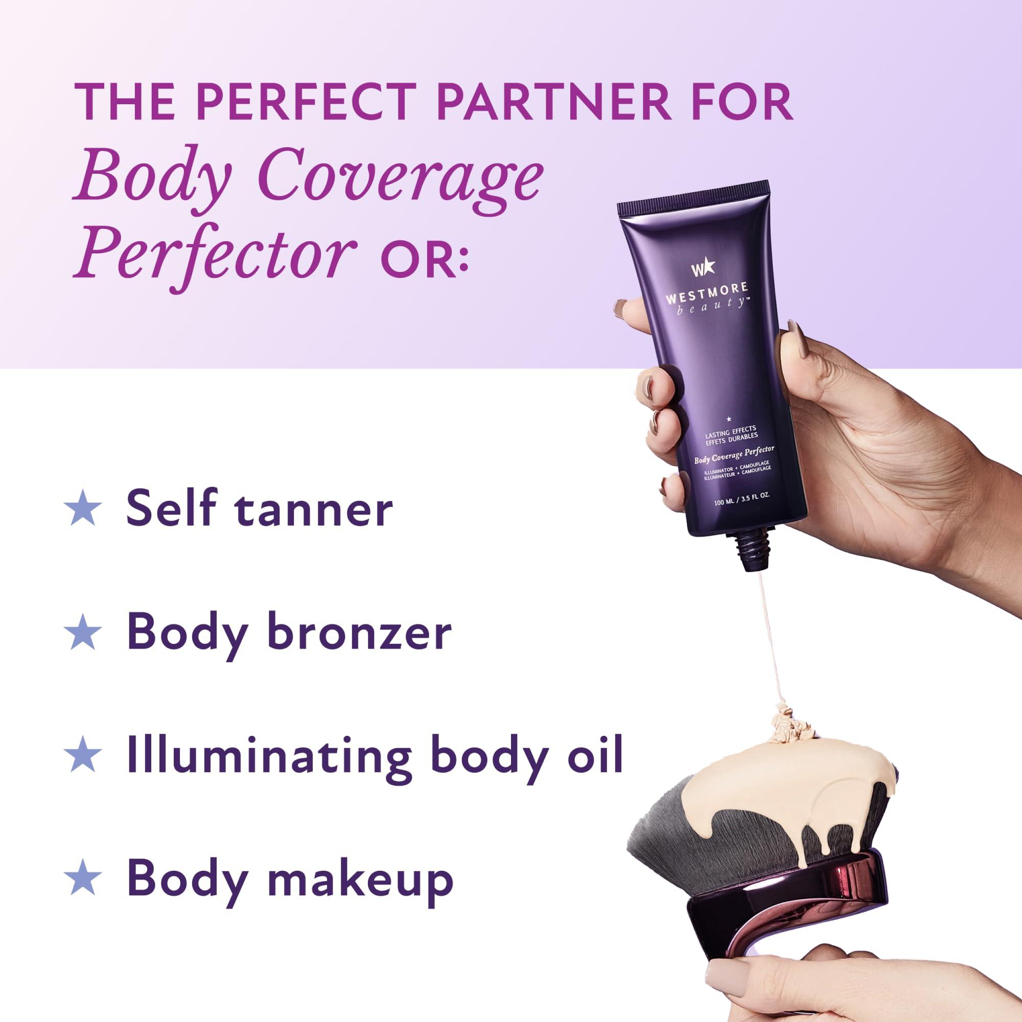 Westmore Beauty Westmore Beauty Blend & Blur Body Brush - Kabuki Brush For Body, Tanning Brush, Self Tanner Brush, Large Makeup Brush Kabuki Foundation Brush, Self Tan Brush, Body Makeup Brush, Bronzing Brush