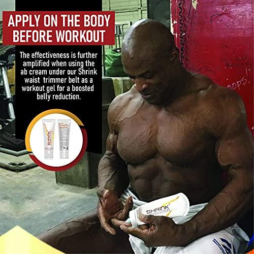 shrink Shrink Toning Lotion - Heat Activated Cellulite Cream and Firming Body Lotion for Women and Men - Body Cream for Stomach, Tummy, and Body - with Caffeine, Vitamin E, Skin Tightening Body Cream (8oz)