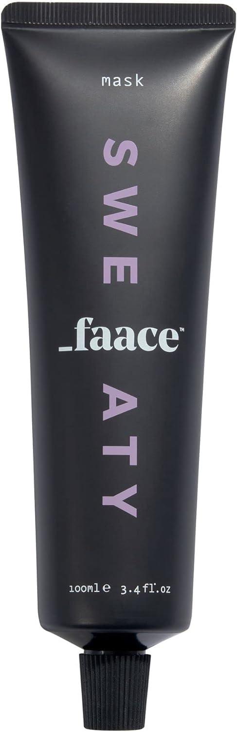 Faace Faace Sweaty Face Mask & Primer Restorative Cream Pore Minimizer, Moisturizes, Mattifies, Soothes Skin with Argan Oil, Aloe, Vitamin C & E, Bergamot, Patchouli, Lavender Organic & Vegan Skincare 3.4oz