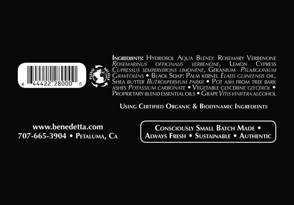 Benedetta Benedetta Natural Sacred Soap - Lye-Free Body Wash, Cleanser, & Moisturizing Bath Gel Made with Fair-Trade Shea Butter & West African Black Soap for Dry & Sensitive Skin 16 fl oz Fresh Scent