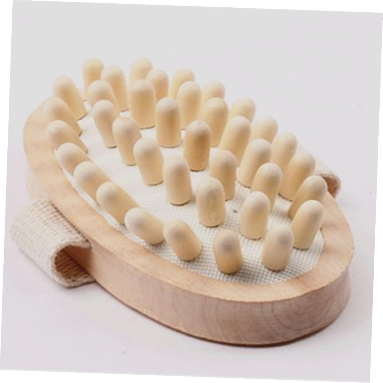 Gogogmee Gogogmee Wooden Bath Brush Body Massage Brush Exfoliating Brush Massager Blood Circulation
