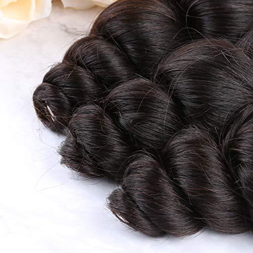 Bella Hair Bella Hair Best One Donor Human Hair Extensions Natural Color Virgin Human Hair Loose Wave 3 Bundles 14"16"18"