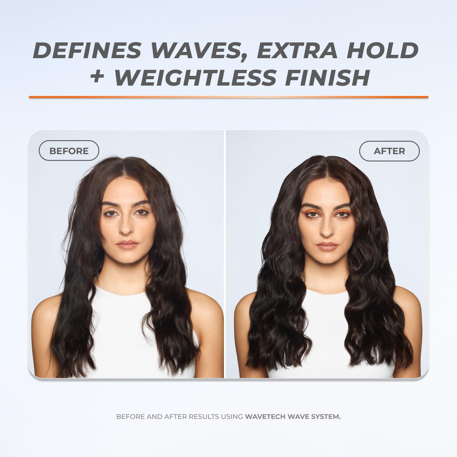 XMONDO XMONDO Hair Wavetech Extra Hold Wave Foam - Vegan Formula with Pro-Vitamin B5 and Anti-Frizz Nutrients to Fight Static, Control Frizz, and Enhance Your Wavy Hair, 6.7 Fl Oz 1-Pack