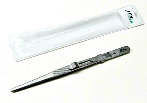 JTS JTS XXL Large Tips Diamond Tweezers Gem Stones Tweezer Slide Locking Stainless Matt