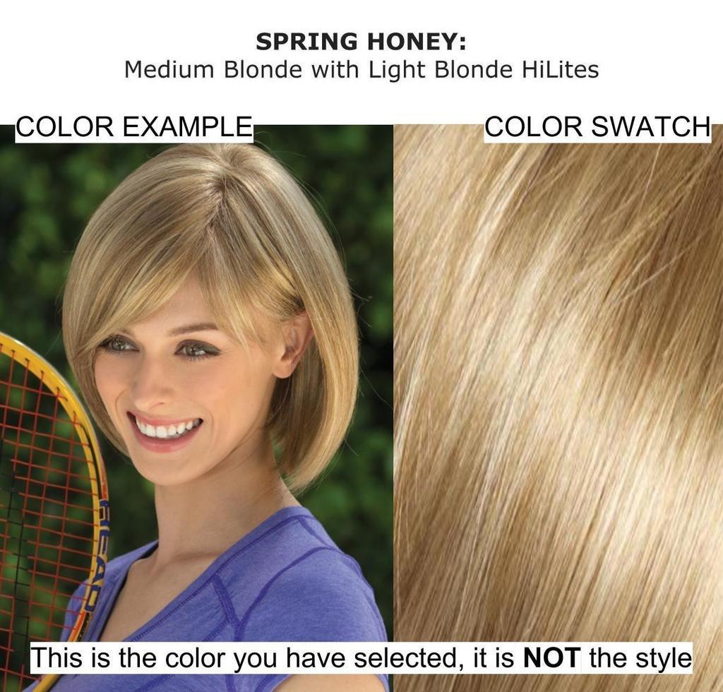 Rene of Paris & Christy's Wigs Bundle - 3 Items: Joey Wig by Rene of Paris, Christy's Wigs Q & A Booklet & Wide Tooth Comb - Color: SPRING HONEY