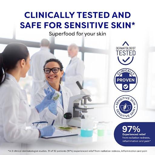 BeeCure BeeCure Radiation Relief and Laser Burn Cream Skin Care Cream, Burn Relief Cream with Buckwheat Honey & Calendula, 60ml Tube