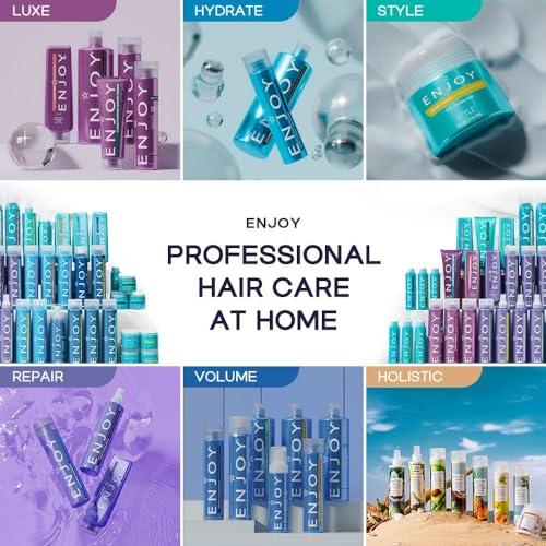 Enjoy ENJOY Hair Care Super Hydrate Conditioner, Hair Conditioner For Damaged Hair, Conditioner Curly Hair Products, Sulfate Free, Gluten Free, Paraben Free - 10.1 Fl Oz