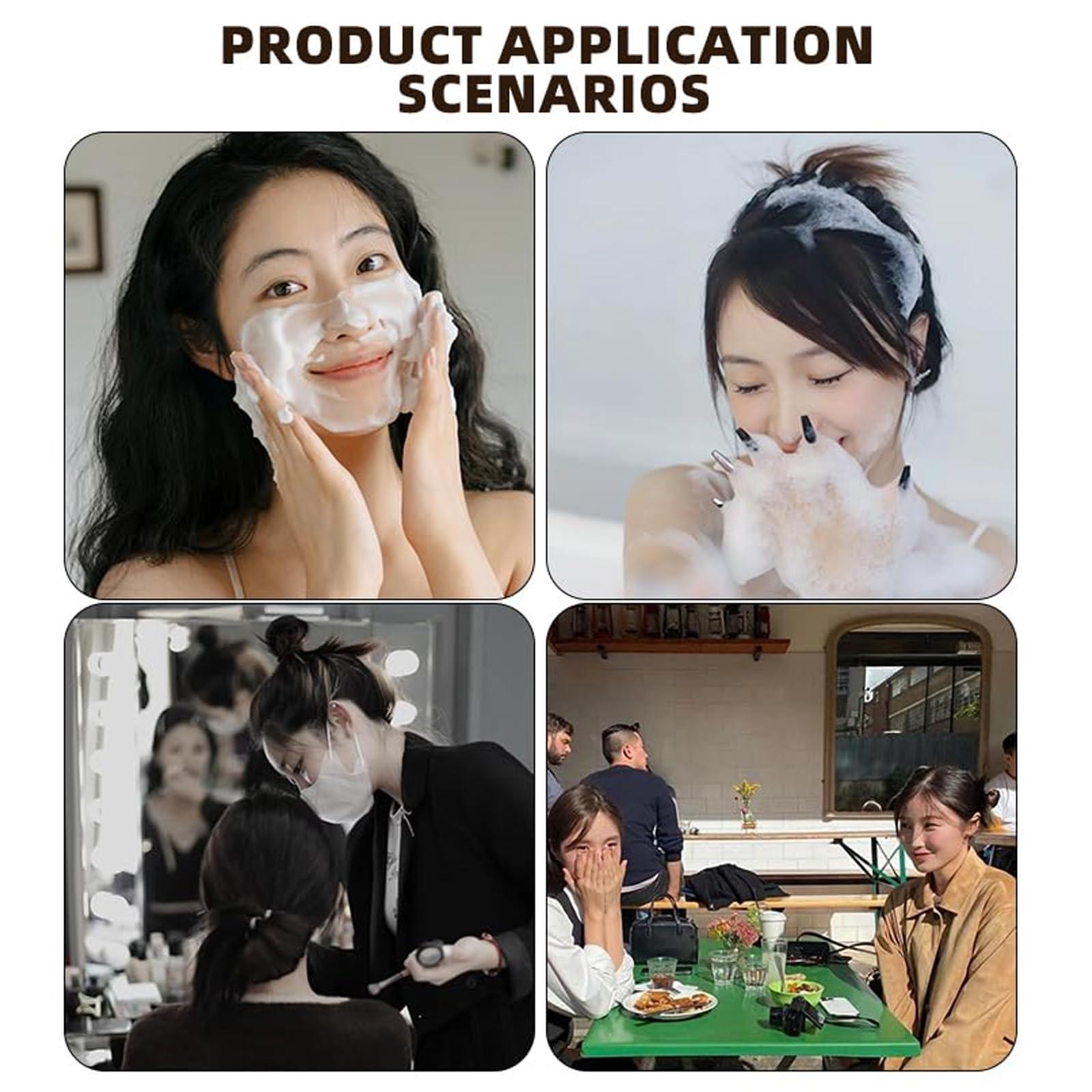 GFLPO 4Pcs Neon Hair Scrunchies, 80s Hair Accessories - Soft Elastic Hair Bands, Hair Ties & Ponytail Holders for Women and Girls (Yellow)