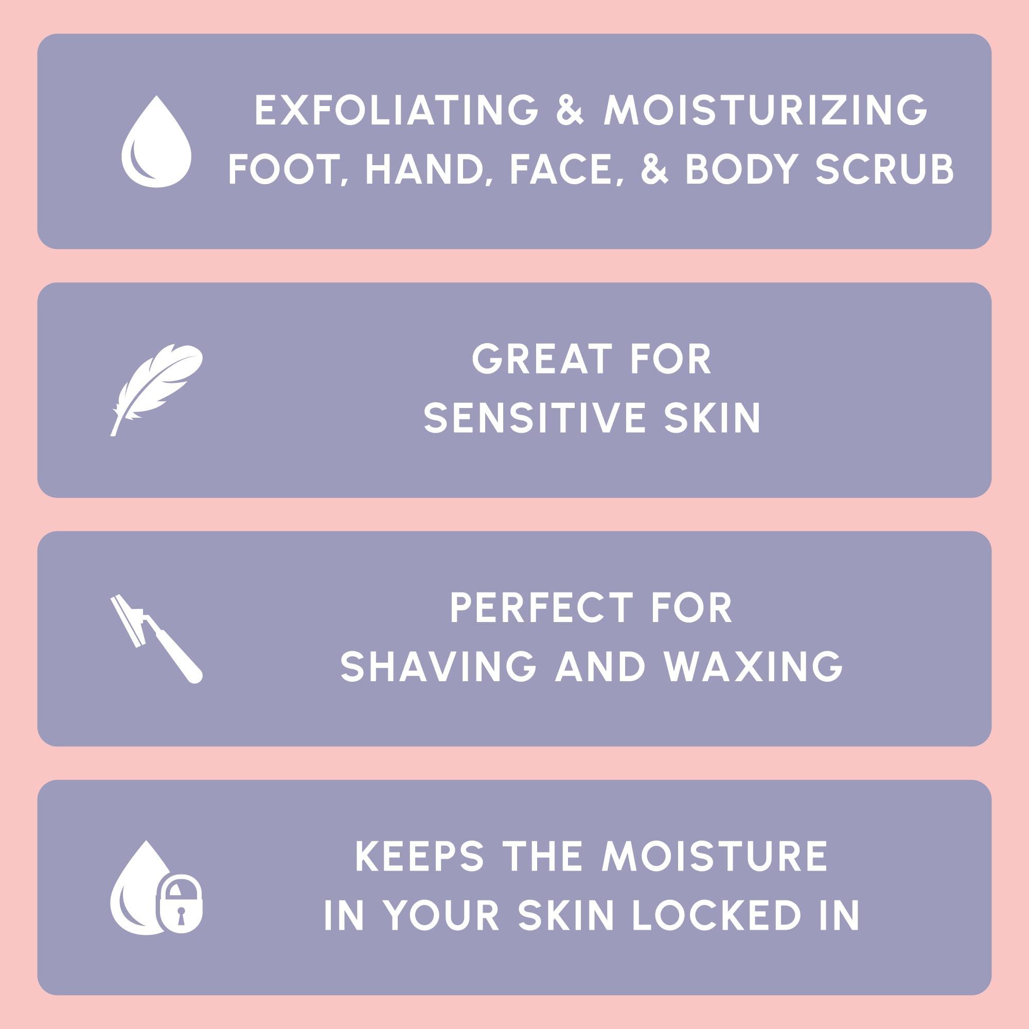 Brooklyn Botany Brooklyn Botany Brown Sugar Body Scrub - Moisturizing and Exfoliating Body, Face, Hand, Foot Scrub - Fights Acne, Fine Lines & Wrinkles, Great Gifts For Women & Men - 10 oz