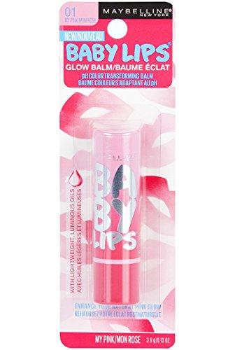 Maybelline New York Maybelline New York Baby Lips Glow Lip Balm, My Pink, 0.13 oz.