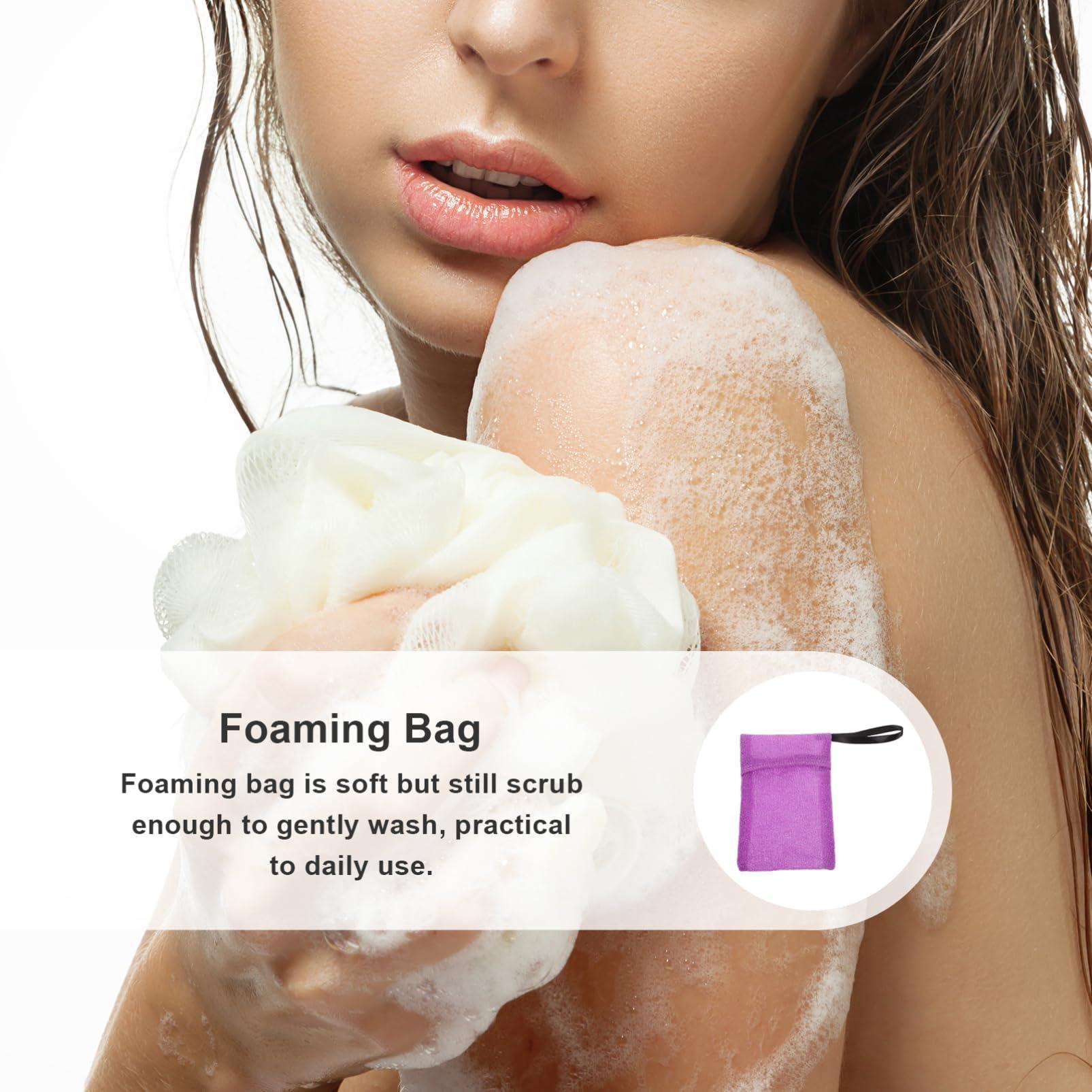 Beavorty Beavorty Bath Bag Soap Bar Travel Bottles Dove Soap Mini Drainer Dishes Holder Soap Holder Soap Hanging Travel Toiletry Bag Travel Soap Container Soap Case Portable Acid Soap Nylon Purple