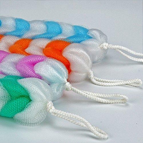 Eslite Eslite Exfoliating Loofah Back Scrubber for Shower,Wonderful Colors(4- Counts)