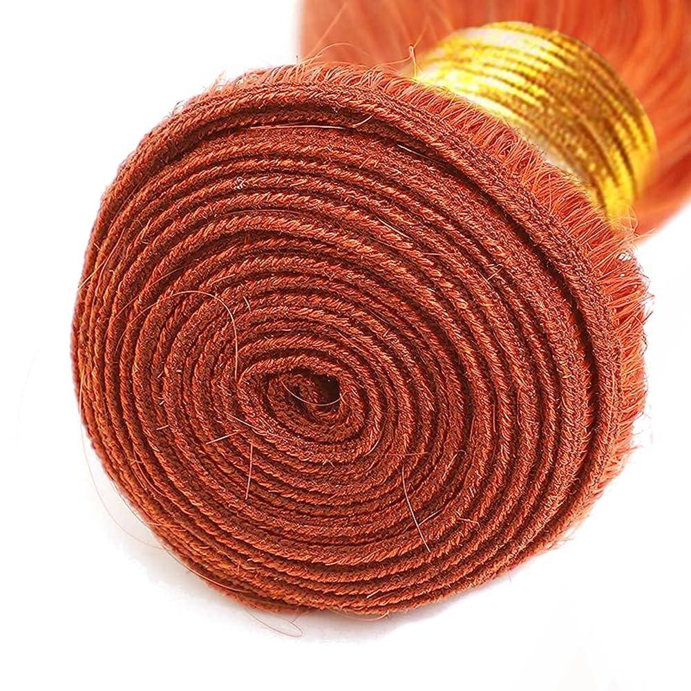 LadrXadr LadrXadr Ginger Bundles 350 Human Hair Bundles Ginger Deep Wave Bundles 14 16 18 inch Brazilian Remy Ginger Wet and Wavy Bundles for Women