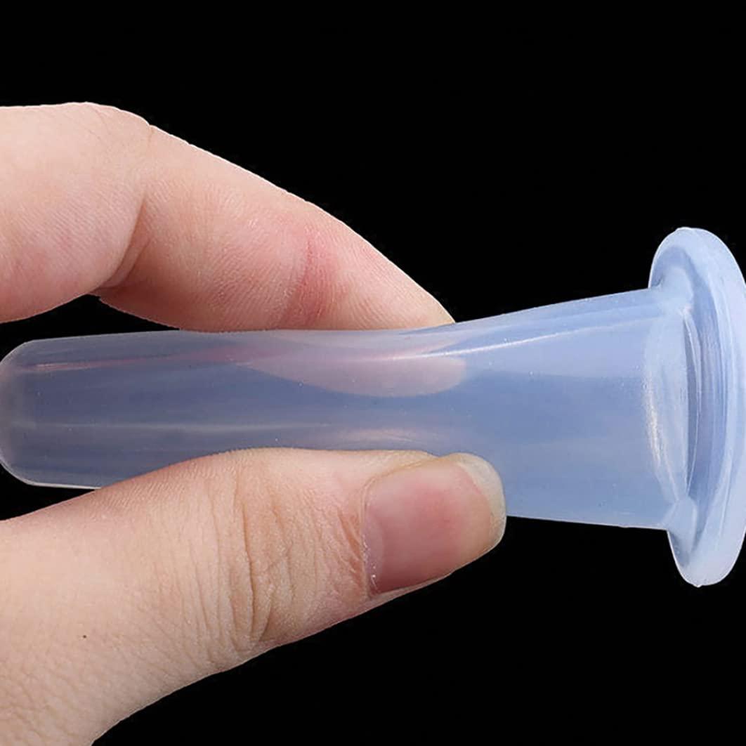 NewGtuizi 4PCS Facial Cupping Set, Vacuum Massage Silicone Cup For Body Face Neck Back Eye For Skin Care Anti-Aging And Anti-Wrinkle Beauty Tool, White