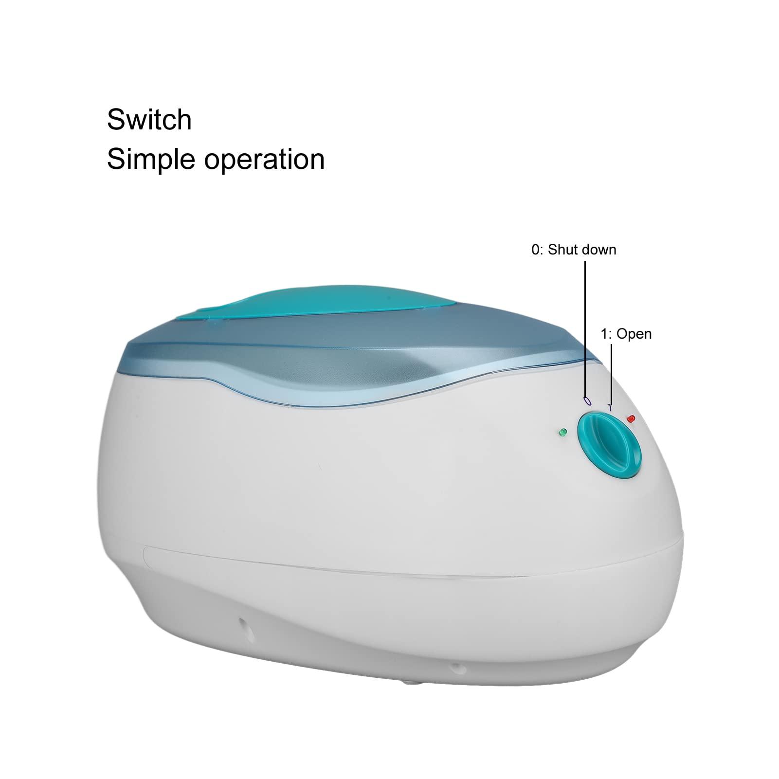 HURRISE Paraffin Wax Bath Machine, 2.3L Moisturizing Soothing Hand Feet Wax Spa Machine Kit Keep Warm Paraffin Hand Wax Machine for Arthritis(US)