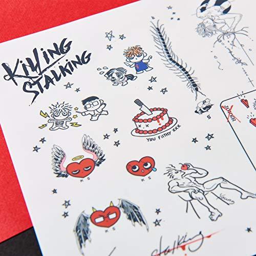 Lezhin Comics [LEZHIN] [Killing Stalking] Temporary Tattoo Stickers (Removable)