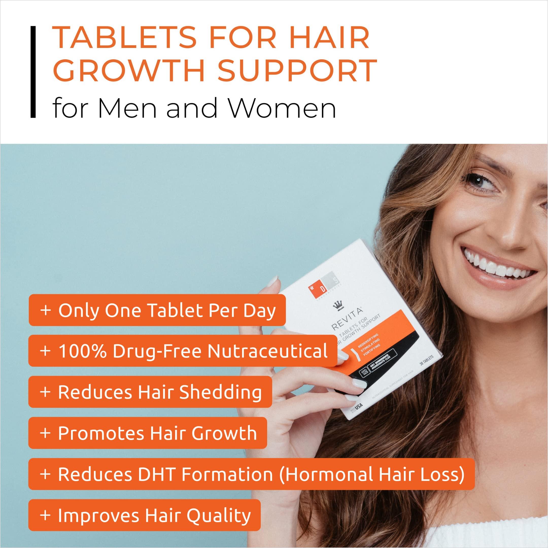 DS LABORATORIES DS Laboratories Revita Shampoo and Conditioner Set & Revita Tablets, Hair Thickening Shampoo and Conditioner & Hair Vitamins for Thicker Hair Growth, Hair Care