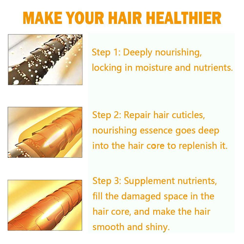 Loske Hair Wax Stick, Wax Stick for Hair Slick Stick, Long-Lasting Not Greasy Hair Styling Wax for Hair Edge Control Smooth Wigs Flyaways Edge Frizz Hair, Natural Matte Finish (2PCS)