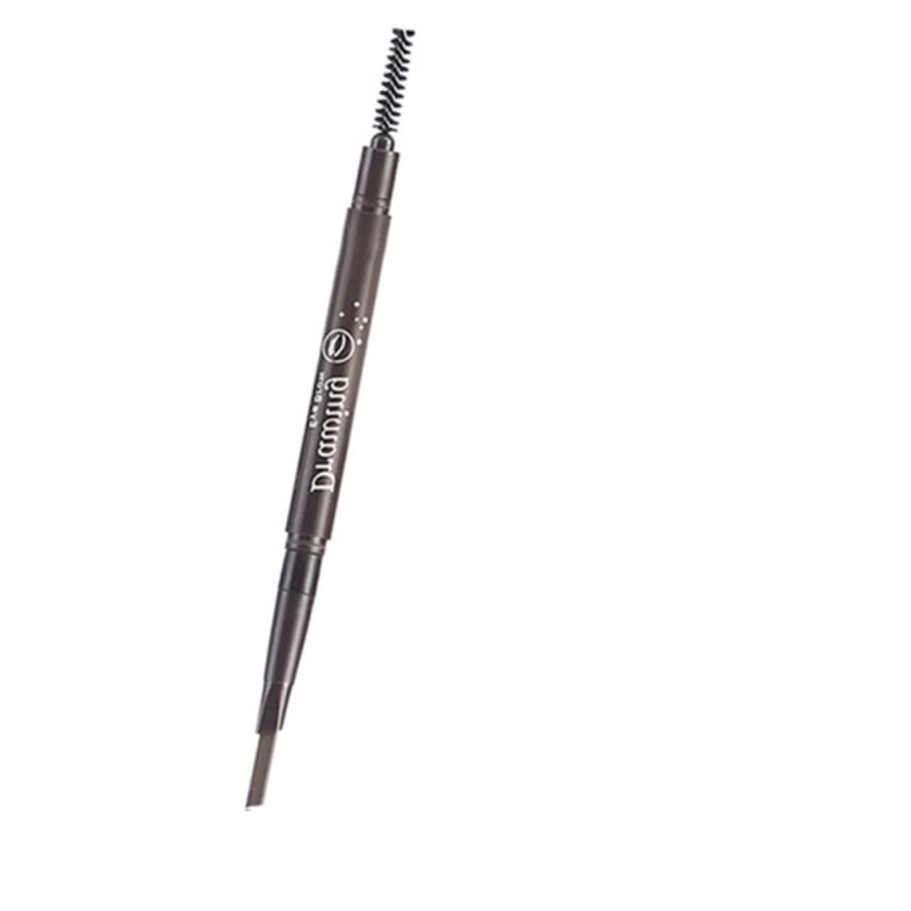 FOMIYES FOMIYES 2 1 makeup tools Double headed eyebrow pencil rotate eyebrow pencil microblading pen eyebrow makeup Coffee eyebrow pencil Eyebrow Brush Eyebrow Pencils filler to rotate No smudge