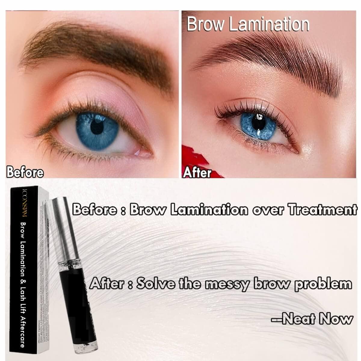 LCONSIAM Brow Lamination Aftercare, Lash Lift Nutrition, Eyebrow Lift Fixing Gel , Help Strengthen The Brow Lifting Effect