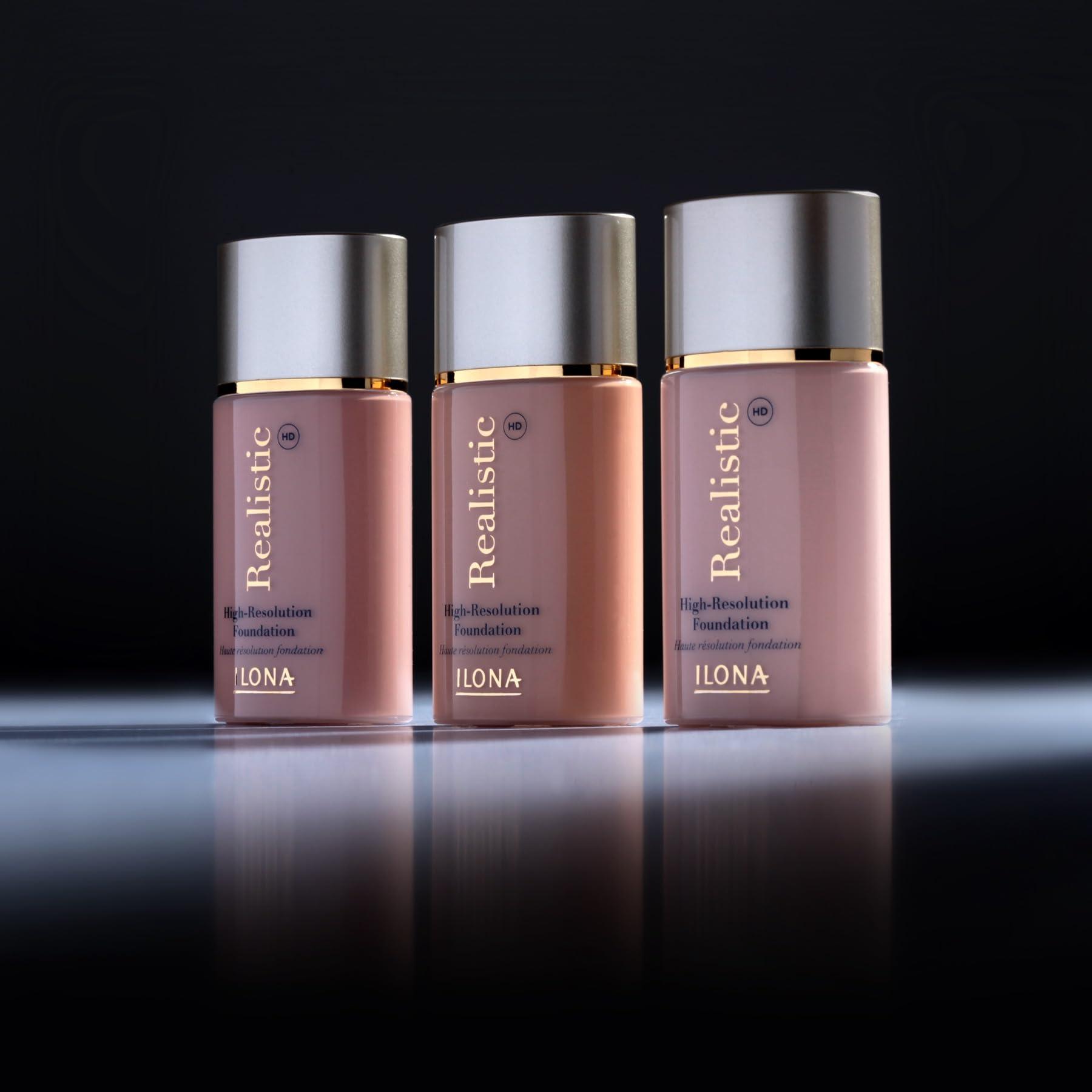 ILONA ILONA Realistic HD High-Definition Makeup Foundation | 1.18 Fl Oz | Real Amber