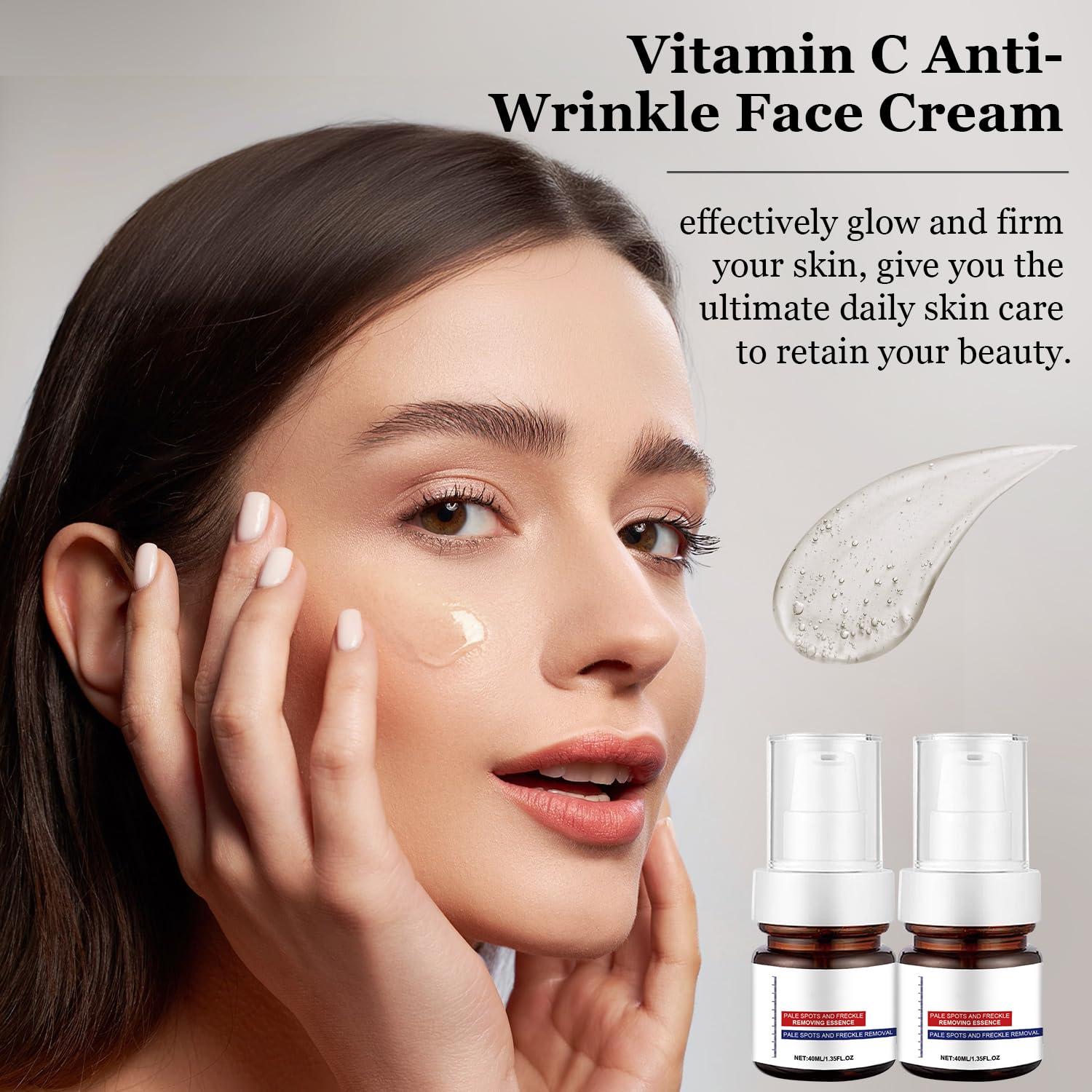 Baysea Removing Essence, 30ml Magic Vitamin C Serum for Face, Anti Spot Face Serum, Vitamin C Face Cream for Women (2 Bottles)