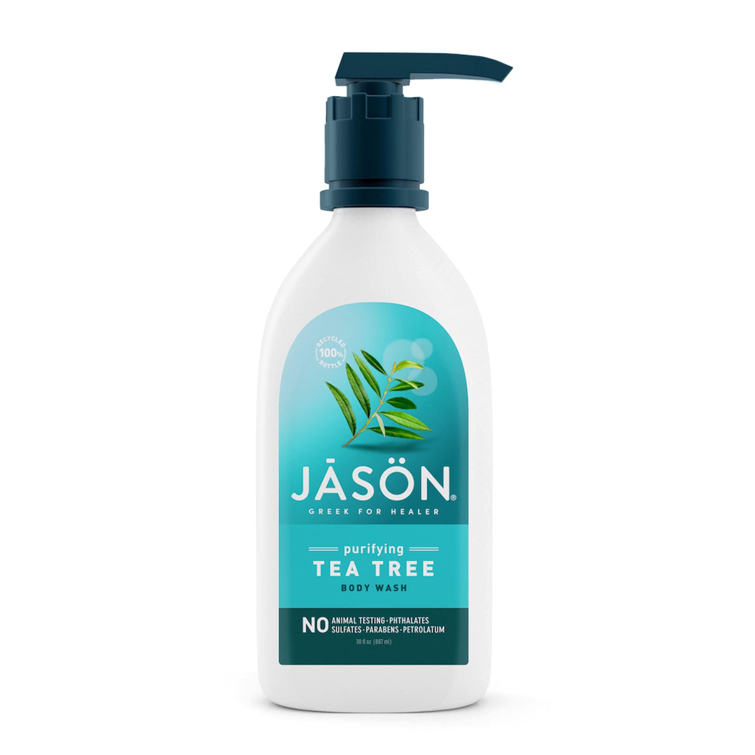 JASON JASON Natural Body Wash & Shower Gel, Revitalizing Citrus 30 Oz & Purifying Tea Tree 30 Oz