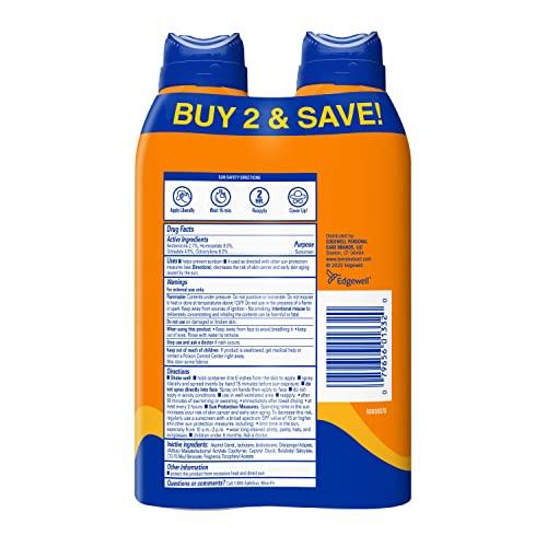 Banana Boat Banana Boat Sport Ultra SPF 50 Sunscreen Spray Twin Pack | Banana Boat Sunscreen Spray SPF 50, Spray On Sunscreen, Water Resistant Sunscreen, Oxybenzone Free Sunscreen Pack, 6oz each (Pack of 2)