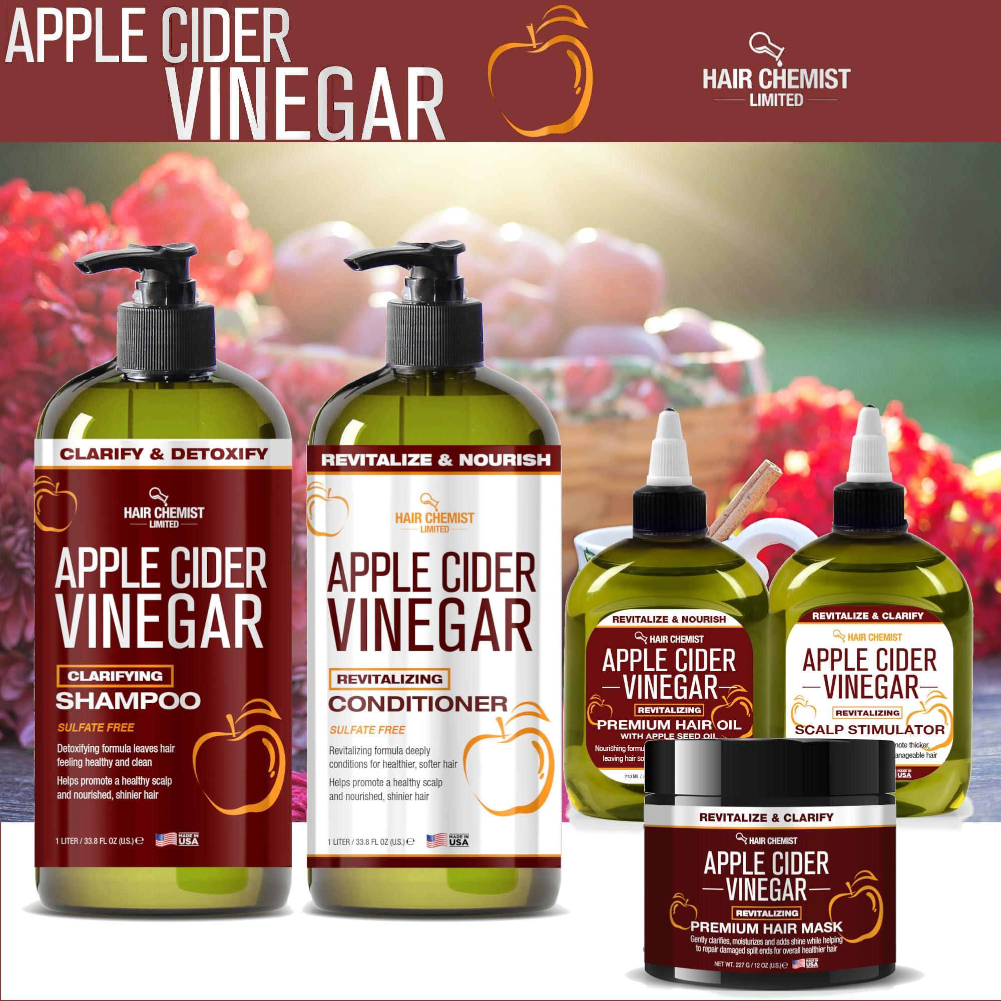 Hair Chemist Hair Chemist Apple Cider Vinegar Clarify & Detoxify Clarifying Sulfate Free Shampoo 33.8 Ounces