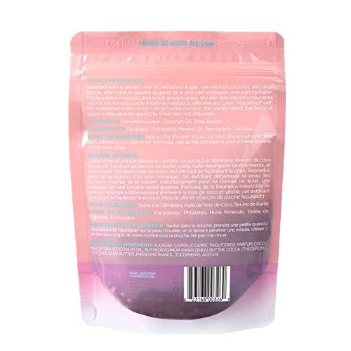 Cake Beauty Cake Beauty Desserted Island Vegan Body Sugar Scrub - Shea Butter, Demerara Sugar & Coconut Oil - Gentle Exfoliating Hand, Leg, Foot & Body Sugar Soap Scrub & Moisturizing Shower Wash for Women