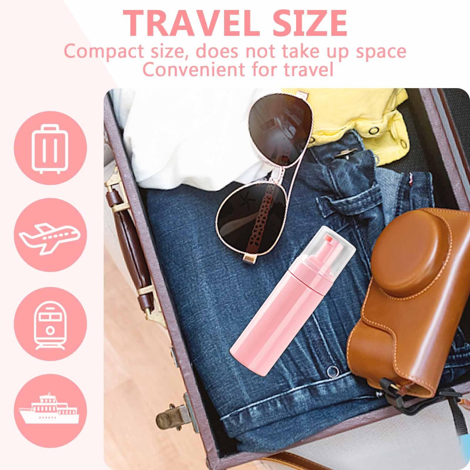 TMLECE TM Foam Pump Bottle 5.1oz/150ml Pink Empty Foam Bottle Pump, Travel Foam Bottle for Soap, Shampoo, Cleaning Foam Dispenser Bottle Refillable (6 Pack)