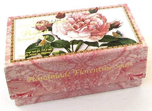 Saponificio Artigianale Fiorentino Saponificio Artigianale Fiorentino Rose Scented Italian Soap 10.5 ounces