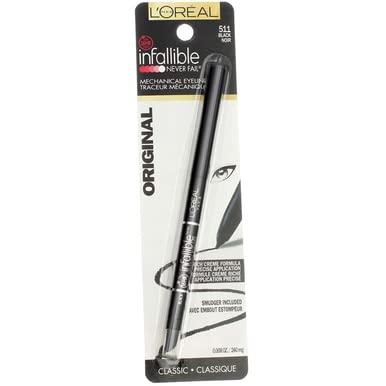 L'Oreal Paris L\'Oreal Paris Infallible Never Fail Eyeliner, Black, 0.008 Ounces