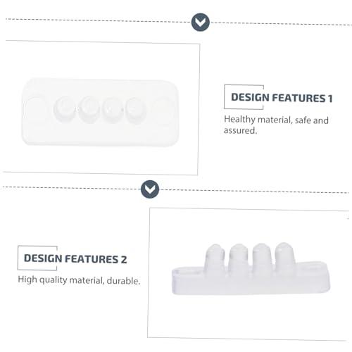 NOLITOY NOLITOY 100 Pcs Anti- Slip Hair Clip Anti-slip Strips Hair Clip Bulk Hair Clips Transparent