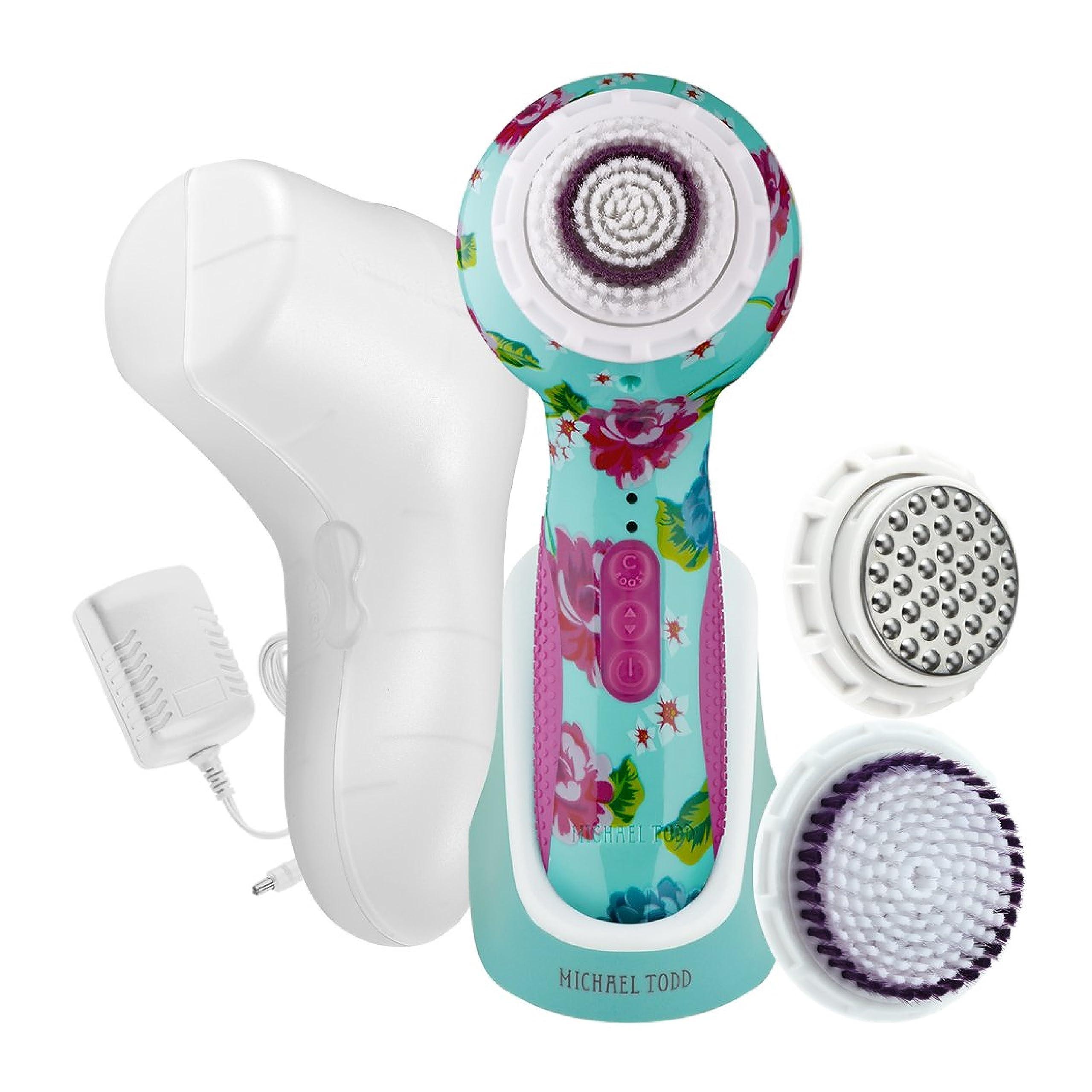 MICHAEL TODD BEAUTY Michael Todd Beauty - Soniclear Elite - Facial Cleansing Brush System - 6-Speeds - Face Cleansing Brush & Exfoliating Body Scrubber