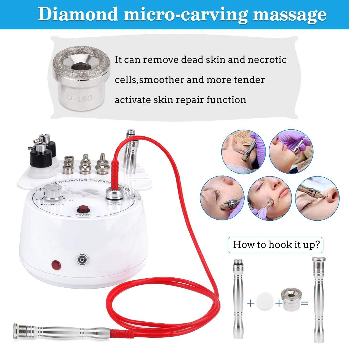 Beauty Star 3 in 1 Microdermabrasion Machine, Beauty Star Professional Diamond Dermabrasion Facial Devices at Home