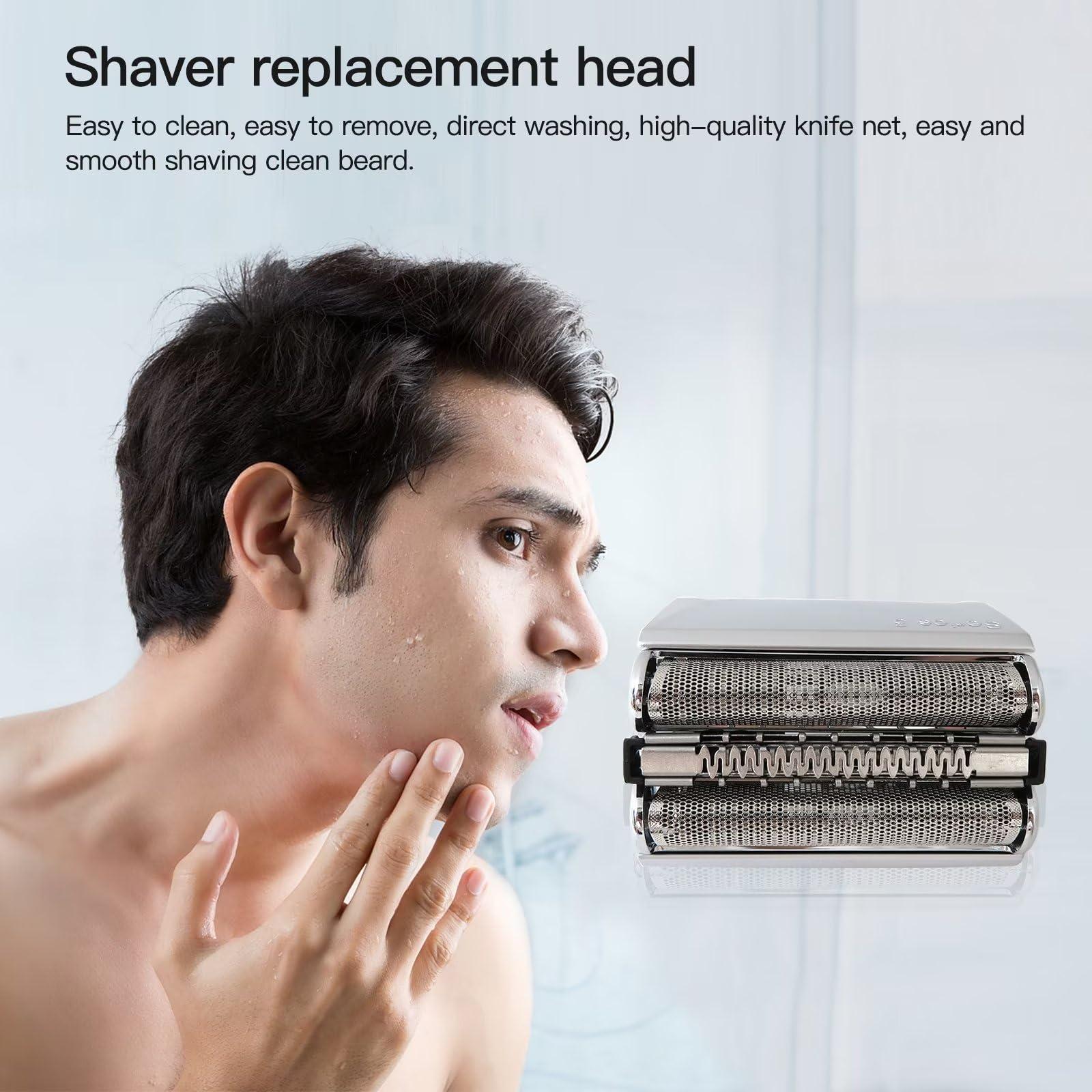 USonline911 5040,5040S Shaver Replacement Head w/Sealed Packaging for Braun 5748 5147S 5140S 5190CC 5749 5768 5769 5050S 5070S(Silver)