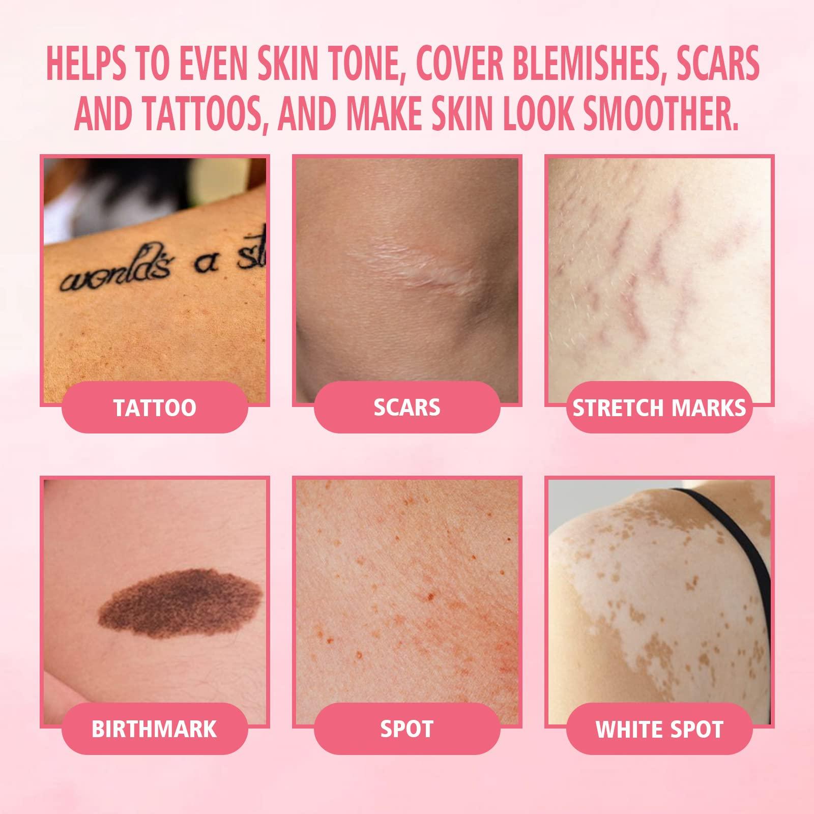 PUOENFGR Body Makeup Foundation,Beauty Body Coverage Perfector-Long Lasting Waterproof Leg and Body Makeup for Cover Up,Hide,Foundation for Legs with a Smooth,Even Tone Finish,100ml/3.53 fl Oz (2, Pcs)