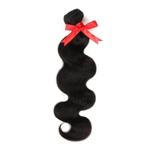 Queen Hair Queen Hair Unprocessed Brazilian Virgin Remy Human Hair Weave Body Wave (10", NATURAL)