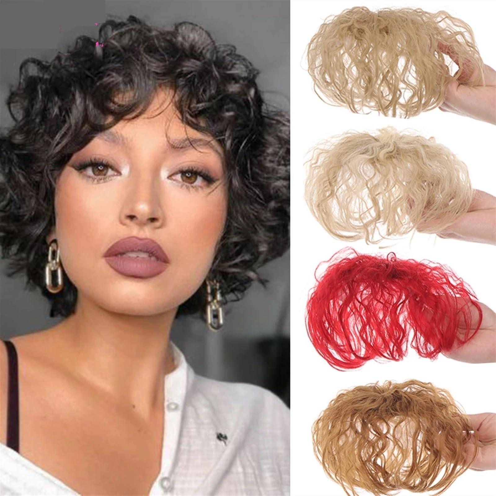 FACA Bangs Hair Clip Bangs Hair 3D Air Hair Bangs Fringe Clip In Bangs Hair Extensions Wigs Hair Pieces Bangs Toupees Hair Toppers for Women Clip in Bangs (Color : BF03-101)