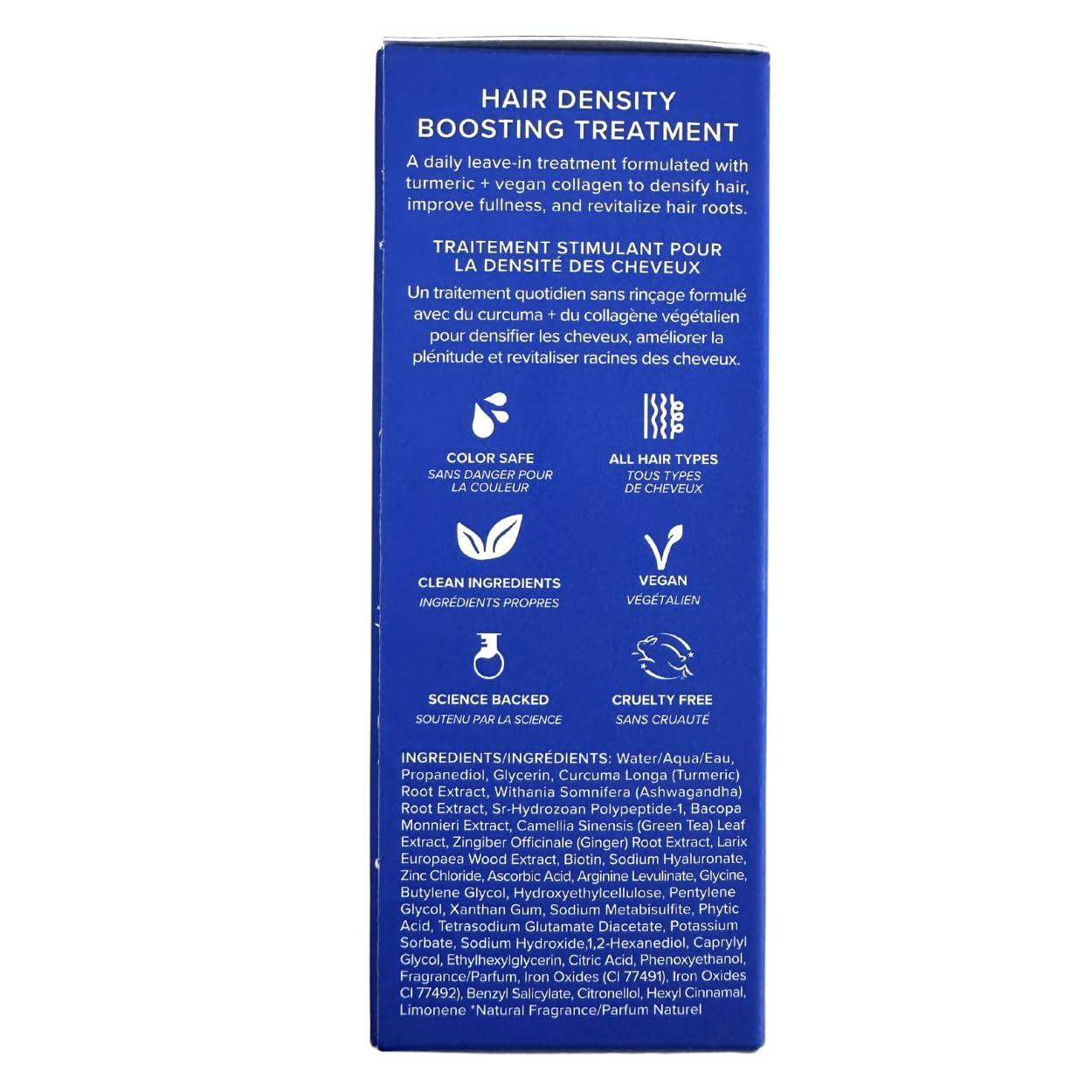 AAVRANI AAVRANI Hair Density Boosting Treatment - Ashwagandha, Vegan Collagen, And Turmeric Scalp Serum For Thicker, Fuller Hair - Vegan, Non-Greasy - 2 Fl Oz