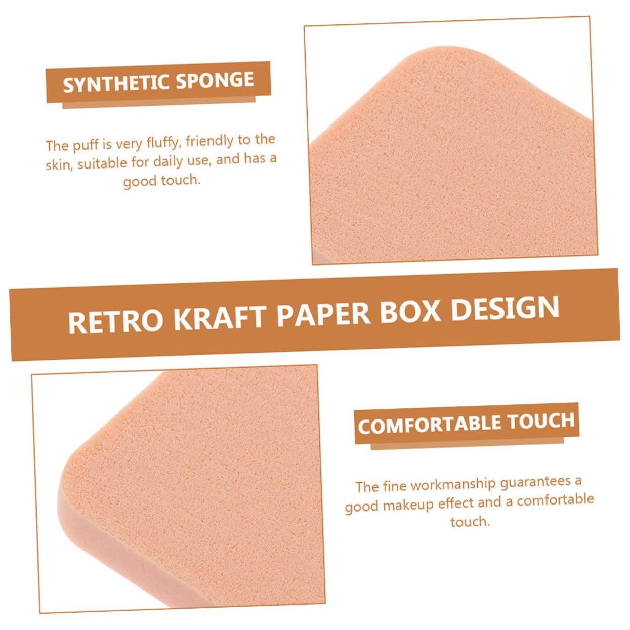 FRCOLOR FRCOLOR 10pcs Square Puff Cosmetic Powder Puff Multipurpose Cosmetic Puff Girl Cosmetic Puff Girl Makeup Puff Cosmetics Puff Tool Square Sponge Makeup Pad Makeup Kit Synthetic Sponge