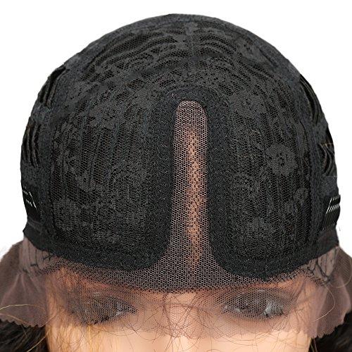 Joedir Joedir Lace Front Wigs Ombre Blonde 28'' Long Small Curly Wavy Synthetic Wigs For Black Women 130% Density Wigs(TTPN4/270A/24F)