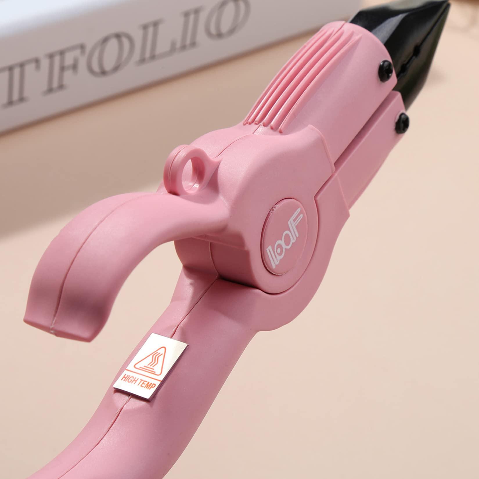 Fiunkes Keratin Bonding Heat Iron for C/U/I/Flat Hair Extensions, Professional Heat Fusion Hair Extensions Tool, Glue Melting Heat Hair Connector Wand Temperature Constant