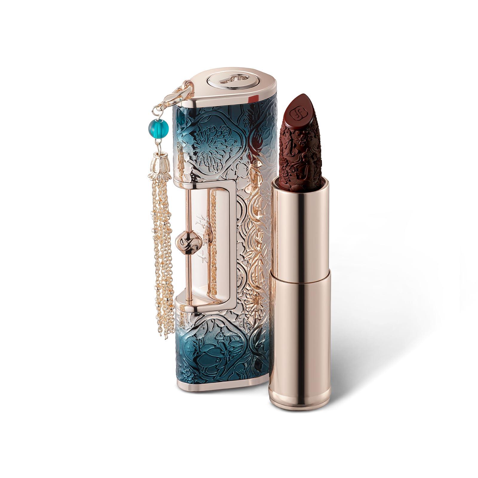 FLORASIS FLORASIS Blooming Rouge Love Lock Lipstick Long-Lasting Sculpting Lipstick Misty Matte Finish Lightweight Nourishing for Everyday Use (FLO-TXSKH-M1573)