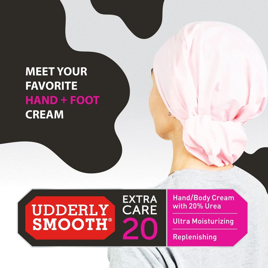 UDDERLY SMOOTH Udderly Smooth Extra Care Hand/Body Deep Moisturizing Cream with 20% Urea, Unscented, 8 Ounce