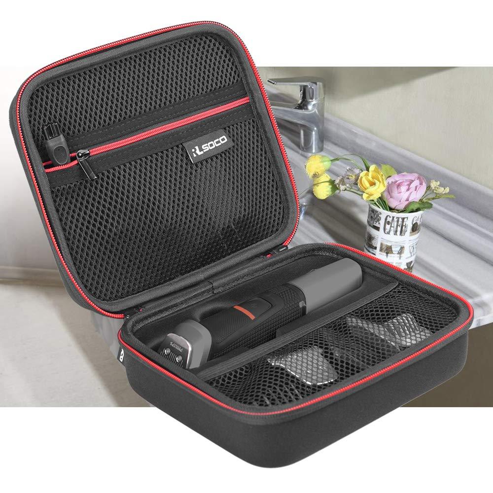 RLSOCO RLSOCO Hard Case for Philips Norelco Multi Groomer All-in-One Trimmer Series 3000 & Multigroom Series 5000,Fits for Philips MG3740/40,MG5910/49,MG3750/60,MG5750/49,MG3910/40