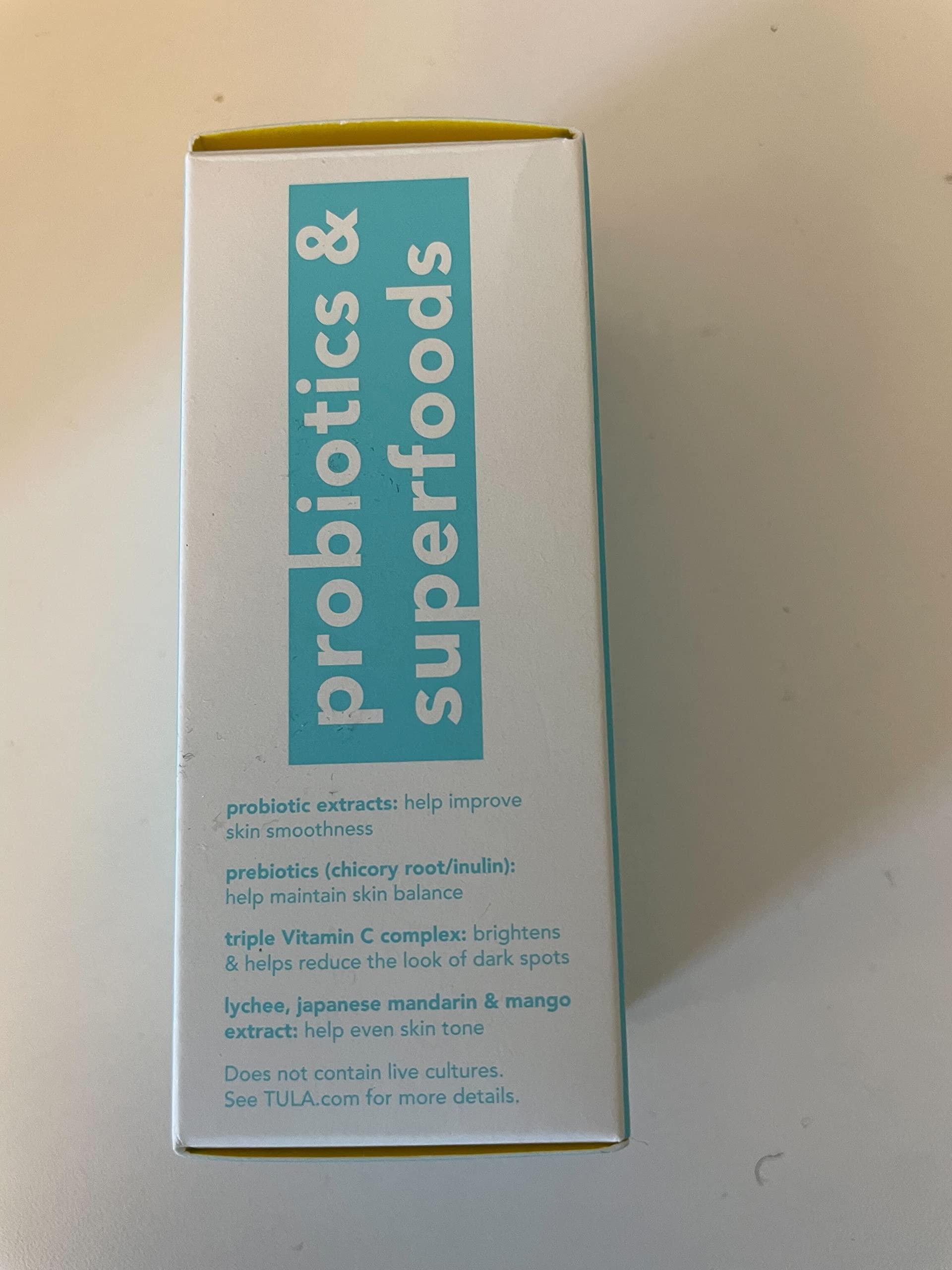 TULA TULA Skin Care Brightening Treatment Drops - Vitamin C Serum, Brightens the Look of Dull Skin & Dark Spots, 1 fl oz.